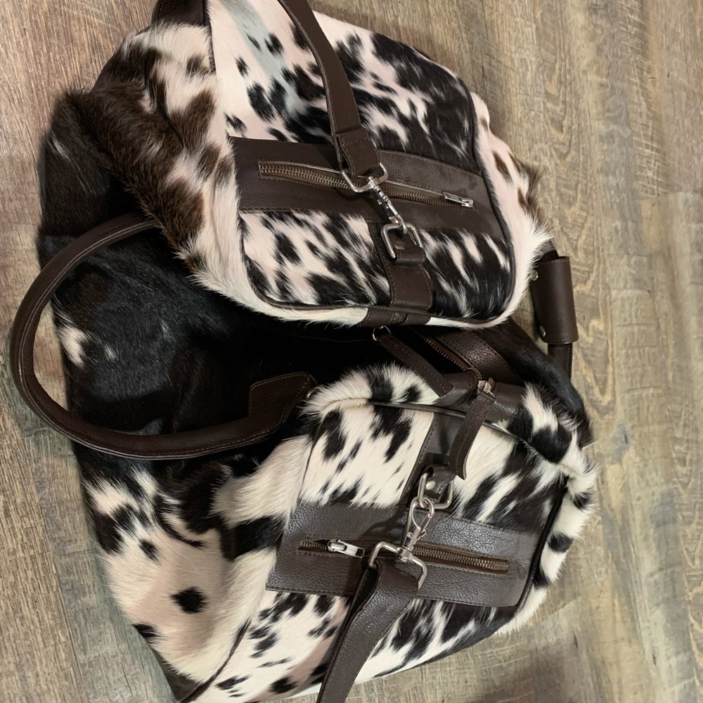 Cowhide Duffel Bag NWOT!